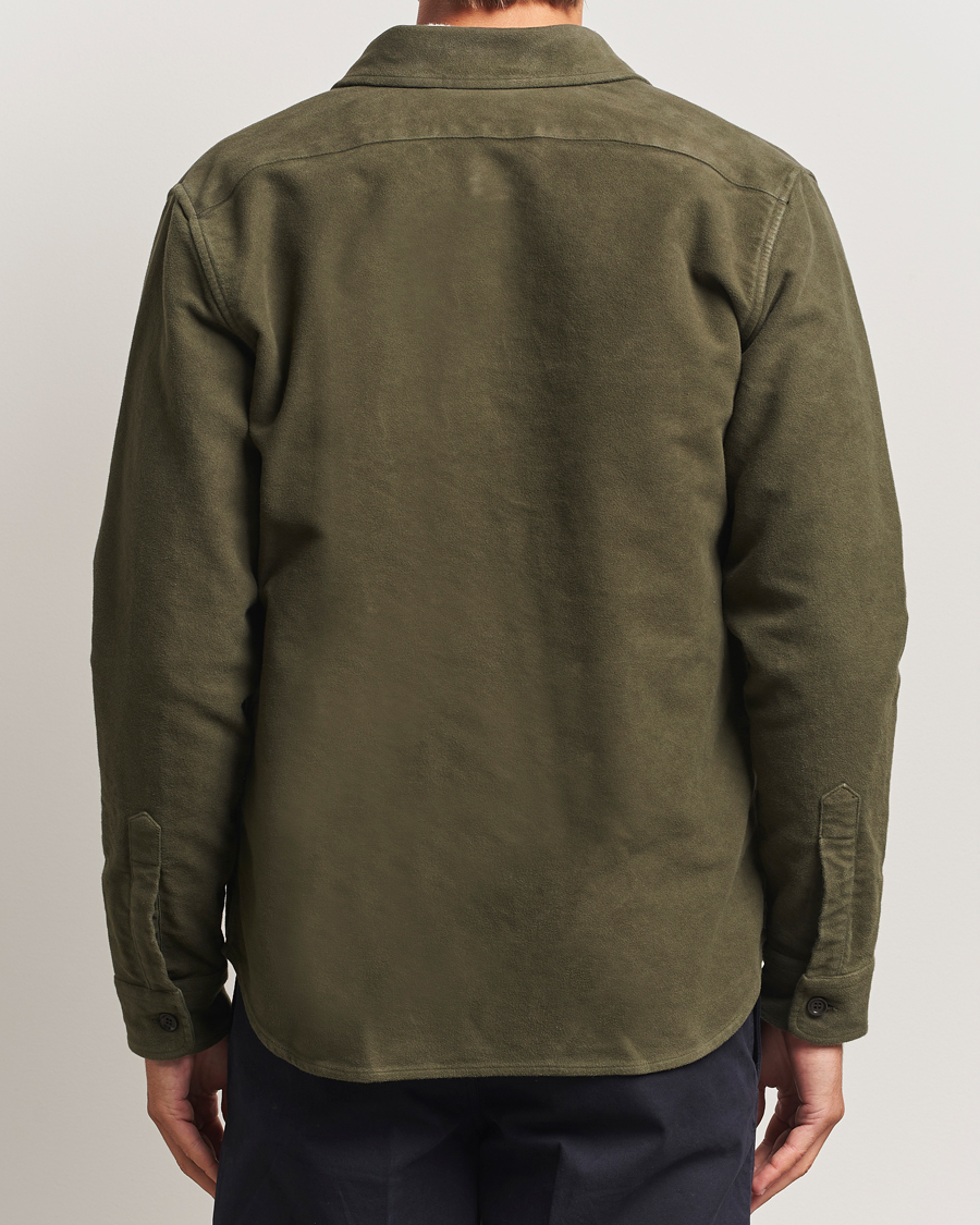 Homme | Chemises | Aspesi | Moleskine Utility Shirt Military