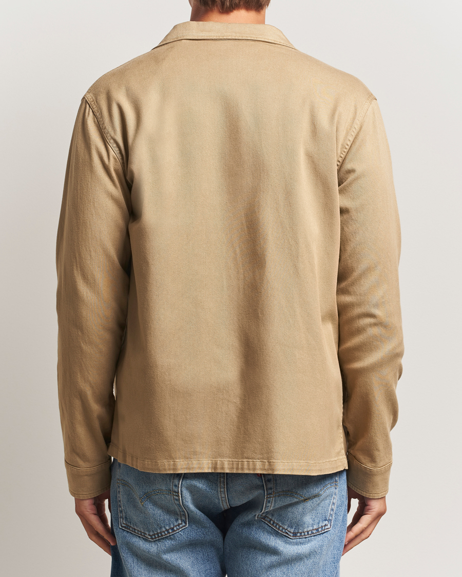Homme | Chemises | Aspesi | Twill Cotton Overshirt Beige