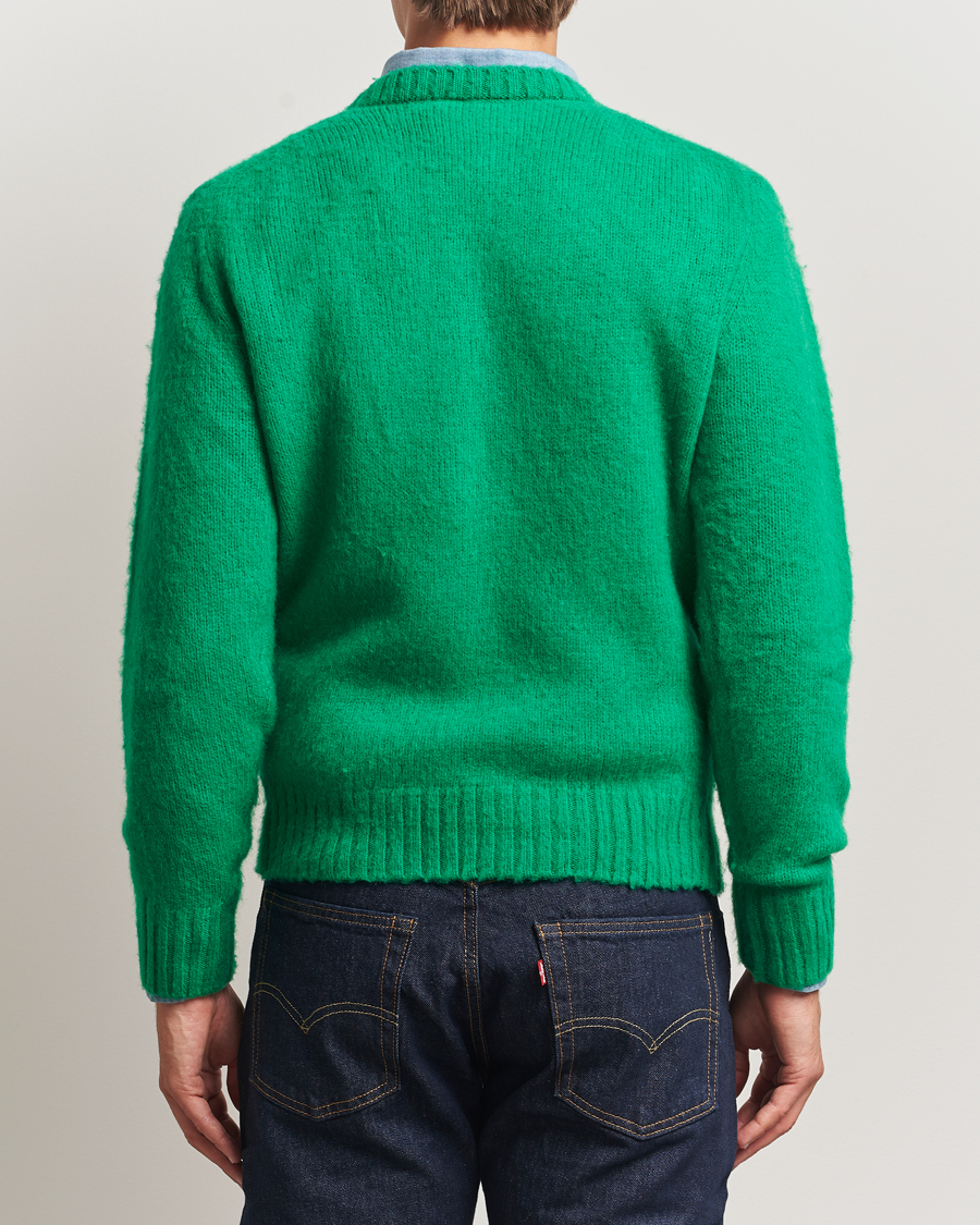 Homme | Pulls Et Tricots | Aspesi | Brushed Shetland Sweater Green