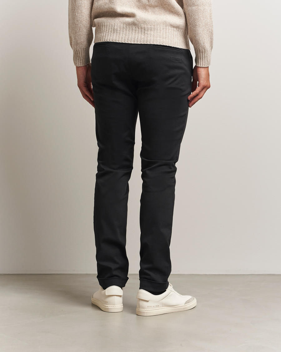 Homme | Pantalons | Briglia 1949 | Slim Fit Cotton Stretch Chino Black