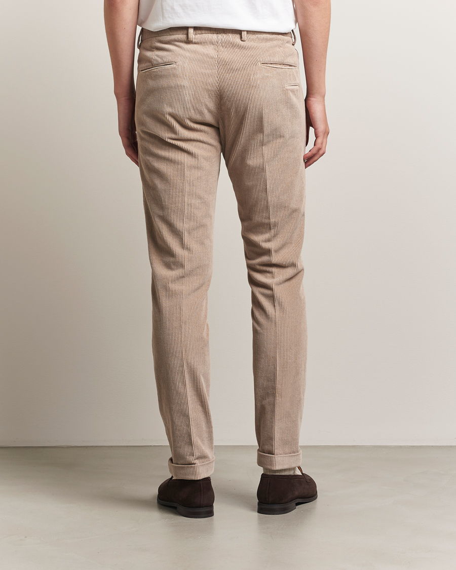 Homme | Pantalons | Briglia 1949 | Slim Fit Corduroy Trousers Beige