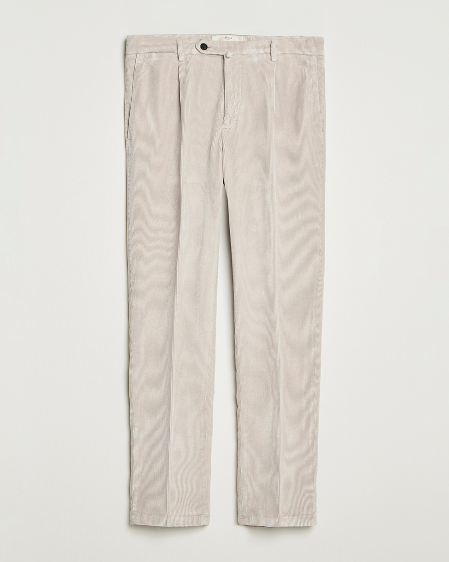 Homme | Pantalons | Briglia 1949 | Easy Fit Corduroy Trousers Beige