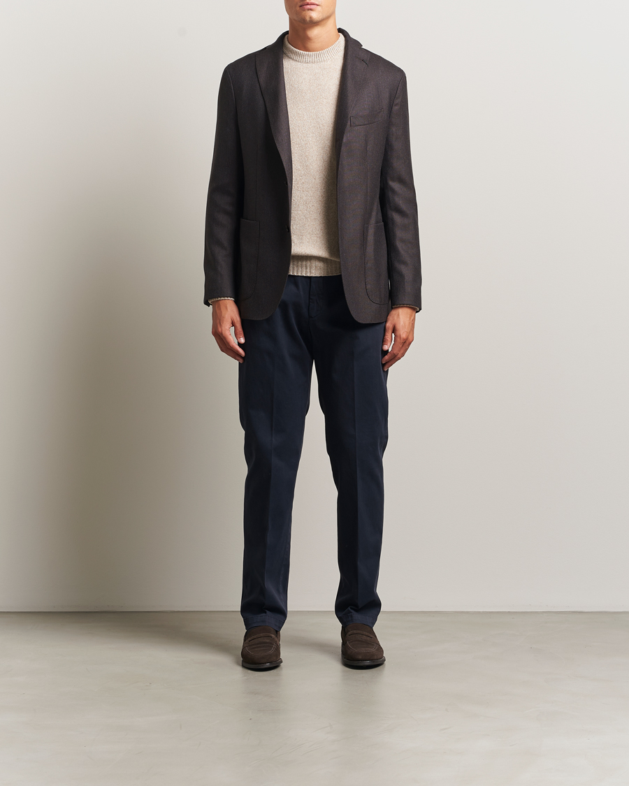 Homme | Pantalons | Briglia 1949 | Soho Tailored Easy Fit Chino Navy