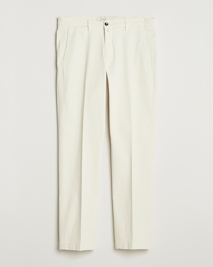 Homme | Pantalons | Briglia 1949 | Soho Tailored Easy Fit Chino Off White