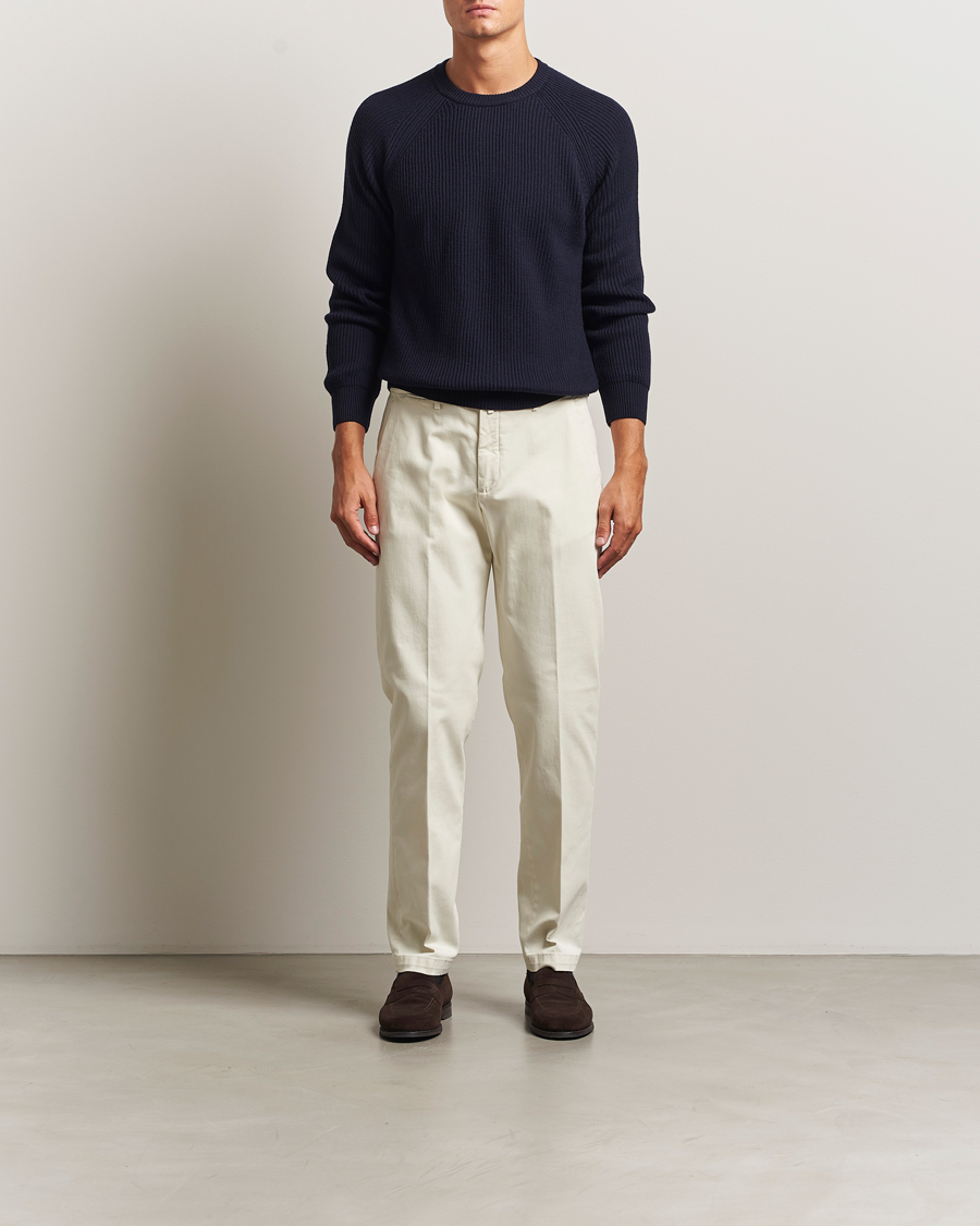 Homme | Pantalons | Briglia 1949 | Soho Tailored Easy Fit Chino Off White