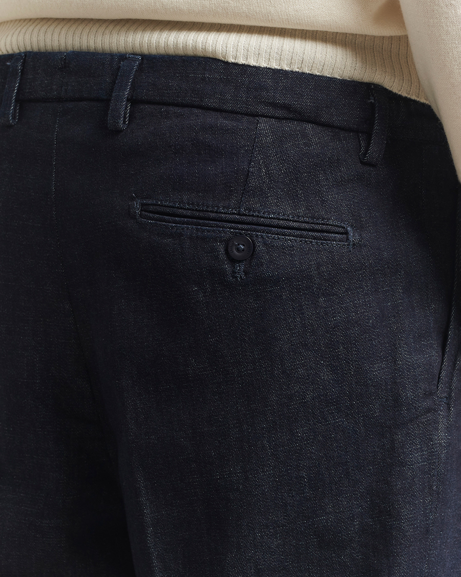 Homme | Pantalons | Briglia 1949 | Portobello Loose Fit Denim Trousers Dark Blue