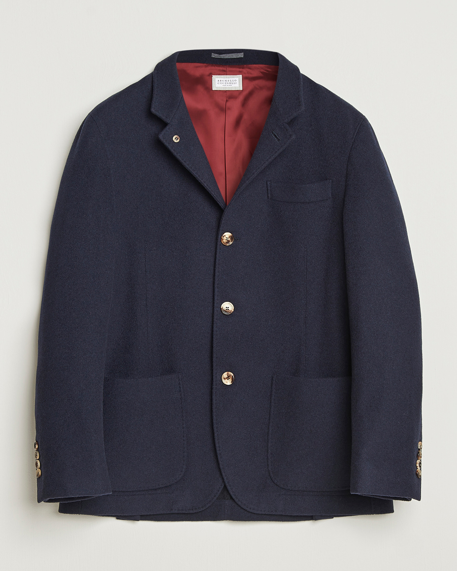 Homme | Manteaux Et Vestes | Brunello Cucinelli | Cashmere City Jacket Navy