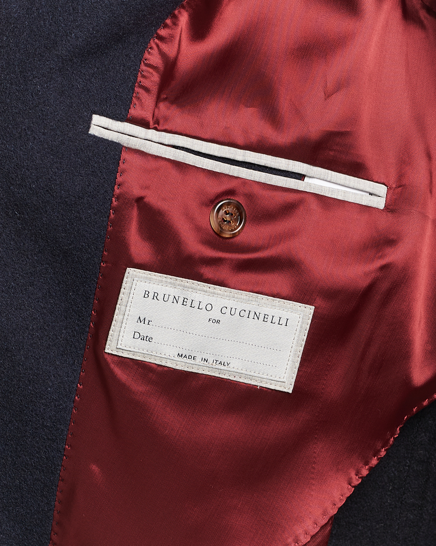 Homme | Manteaux Et Vestes | Brunello Cucinelli | Cashmere City Jacket Navy