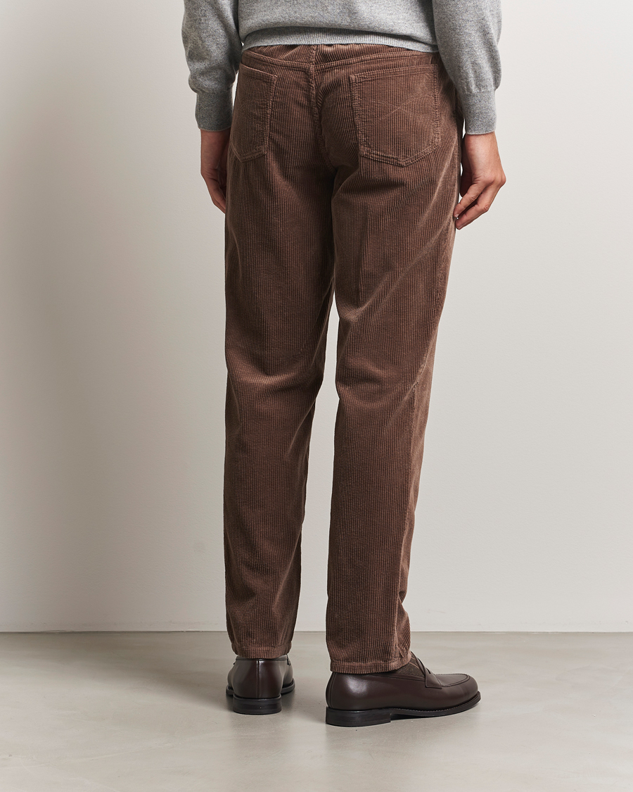 Homme | Pantalons | Brunello Cucinelli | Leisure Fit Corduroy 5-Pocket Pants Taupe