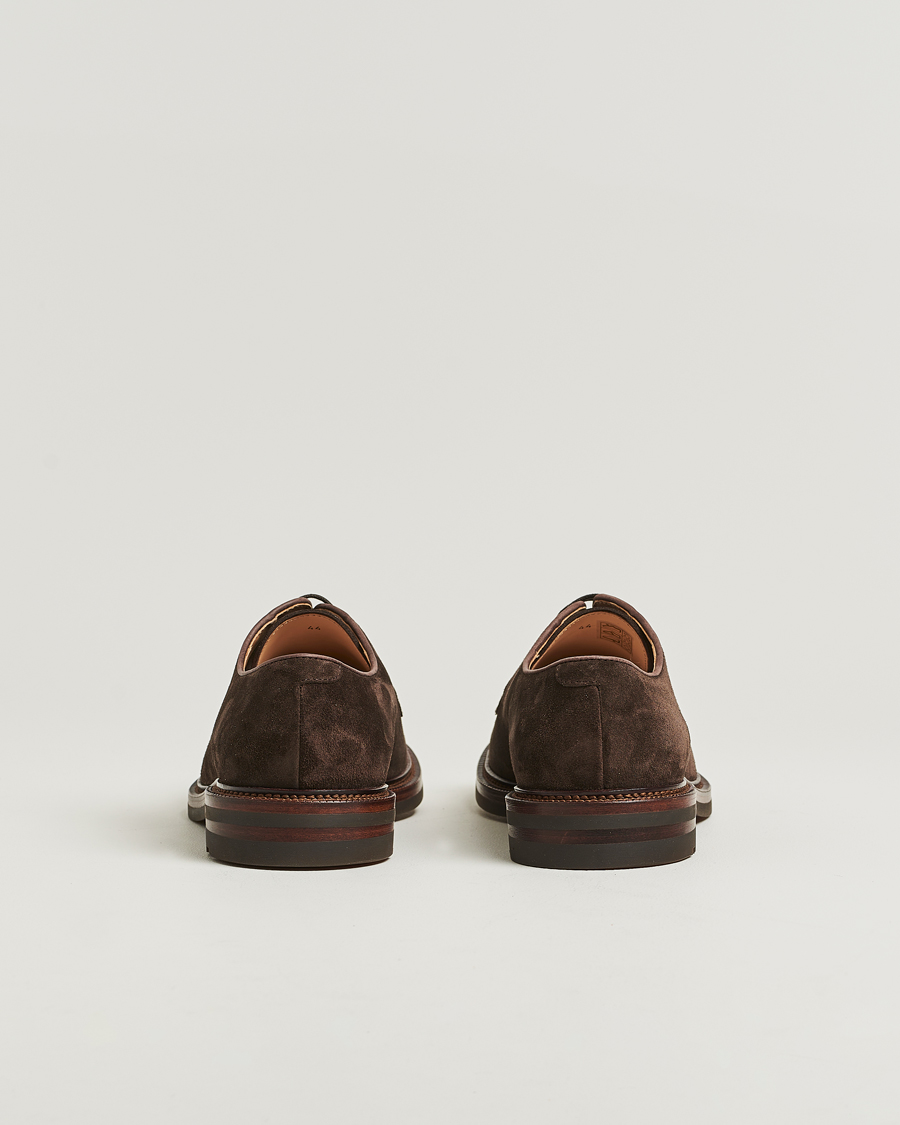 Homme | Derbies | Brunello Cucinelli | Plain Toe Derby Dark Brown Suede