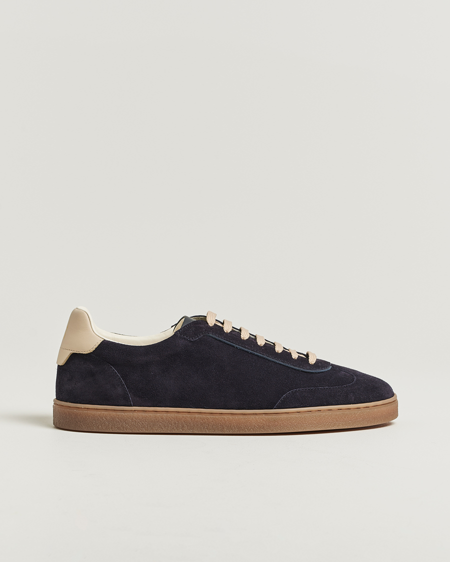 Homme | Baskets | Brunello Cucinelli | Classic Sneakers Navy Suede