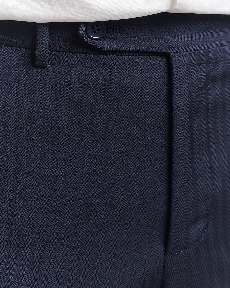 Homme | Costumes | Canali | Capri Wool Suit Navy