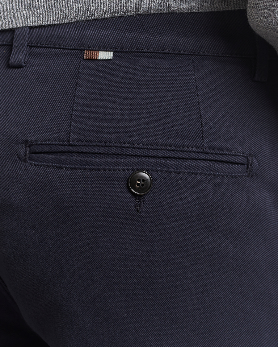 Homme | Pantalons | Canali | Cotton Twill Chinos Navy