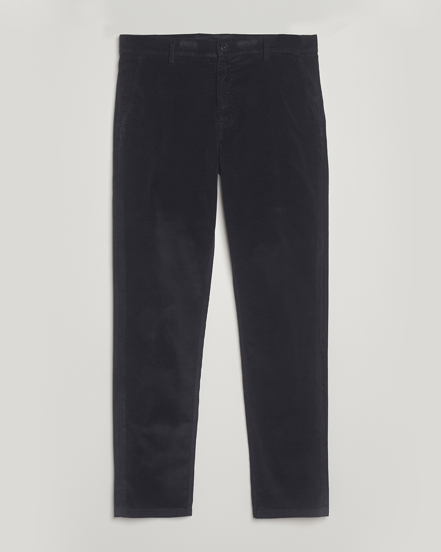 Homme | Pantalons | Canali | Soft Corduroy Trousers Navy