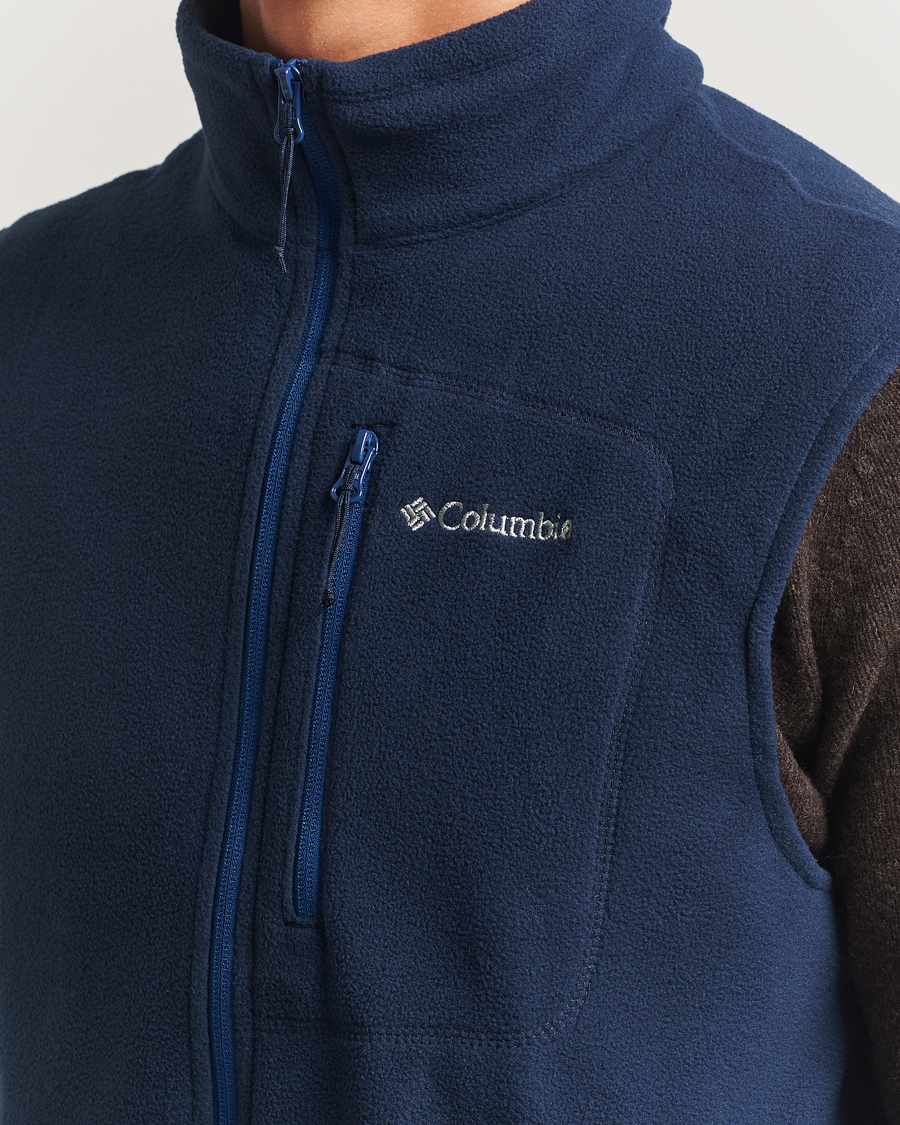 Homme | Pulls Et Tricots | Columbia | Fast Trek Full Zip Fleece Vest Collegiate Navy