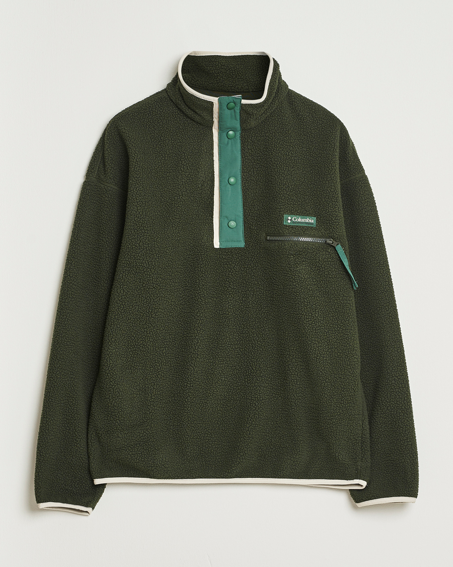 Homme | Pulls Et Tricots | Columbia | Helvetia Half Snap Fleece Greenscape