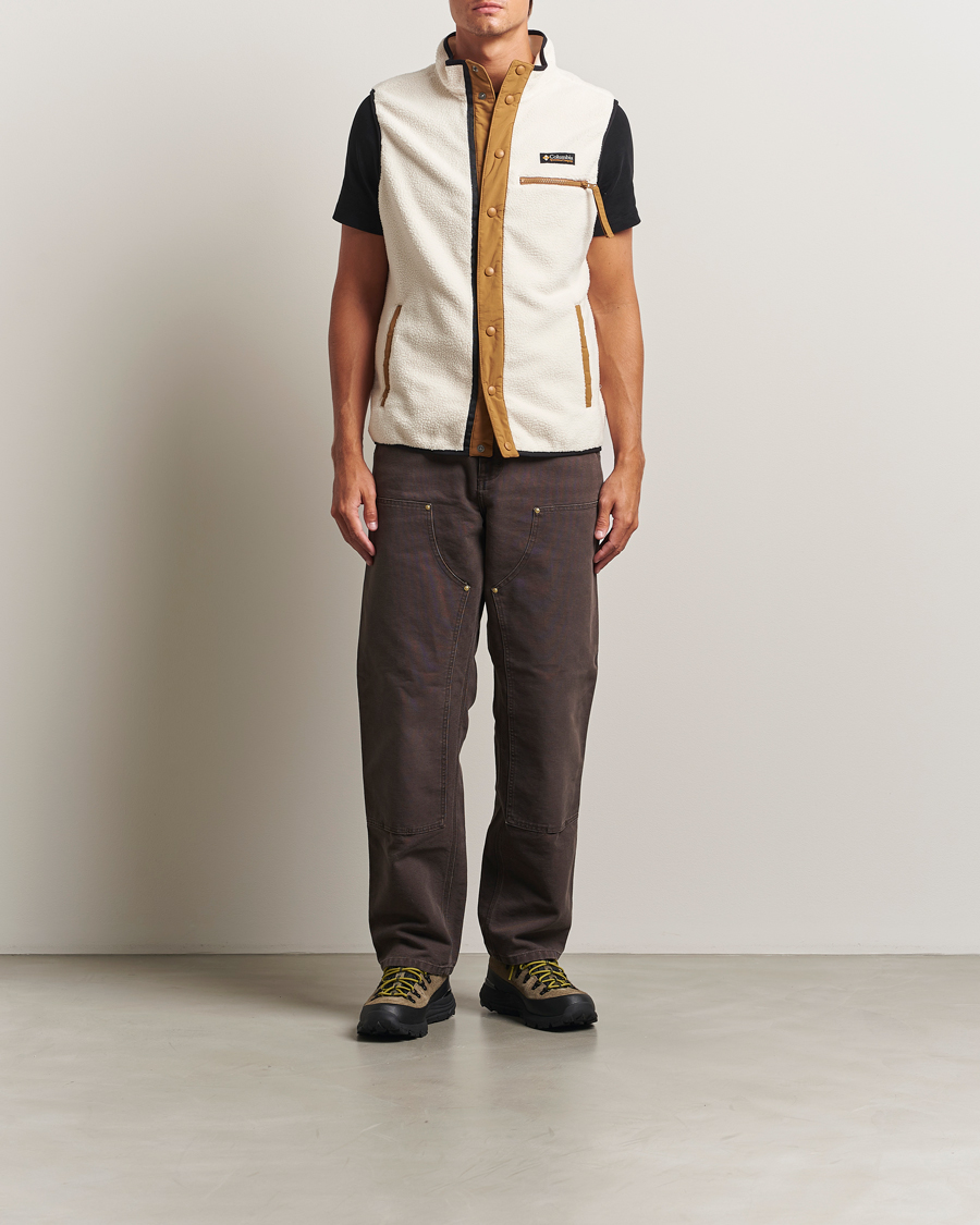 Homme | Pulls Et Tricots | Columbia | Helvetia Half Snap Fleece Vest Chalk