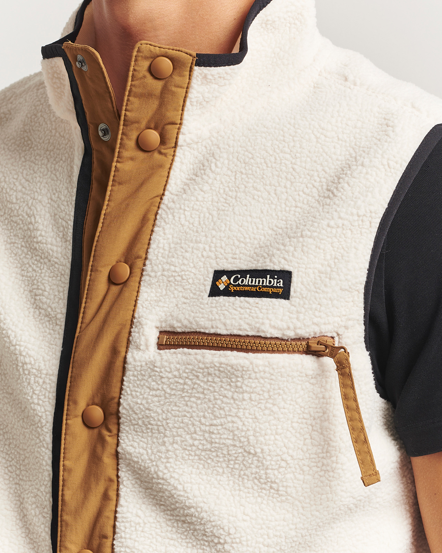 Homme | Pulls Et Tricots | Columbia | Helvetia Half Snap Fleece Vest Chalk