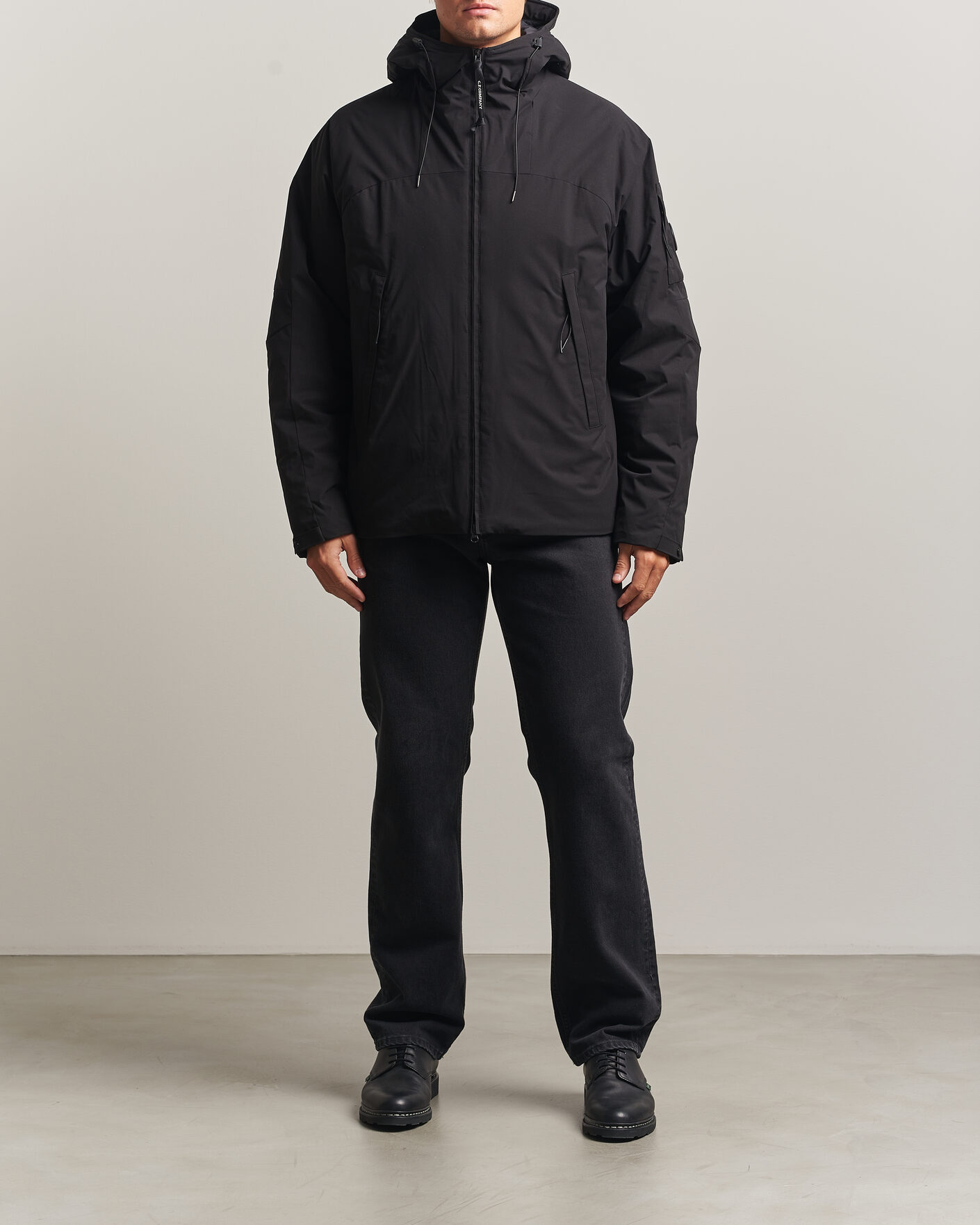 Homme | Manteaux Et Vestes | C.P. Company | Pro-Tek Lightweight Hood Jacket Black