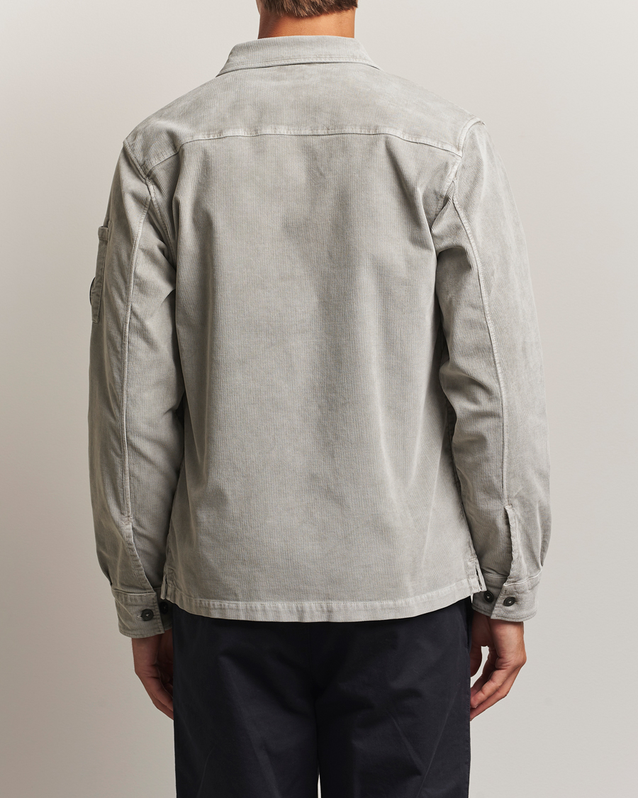 Homme | Chemises | C.P. Company | Corduroy Lens Overshirt Grey