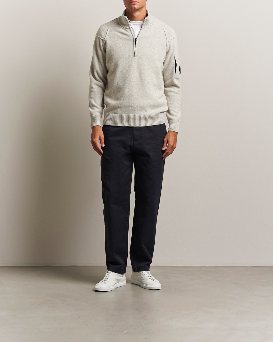 Homme | Pantalons | C.P. Company | Cotton Gabardine Chino Navy