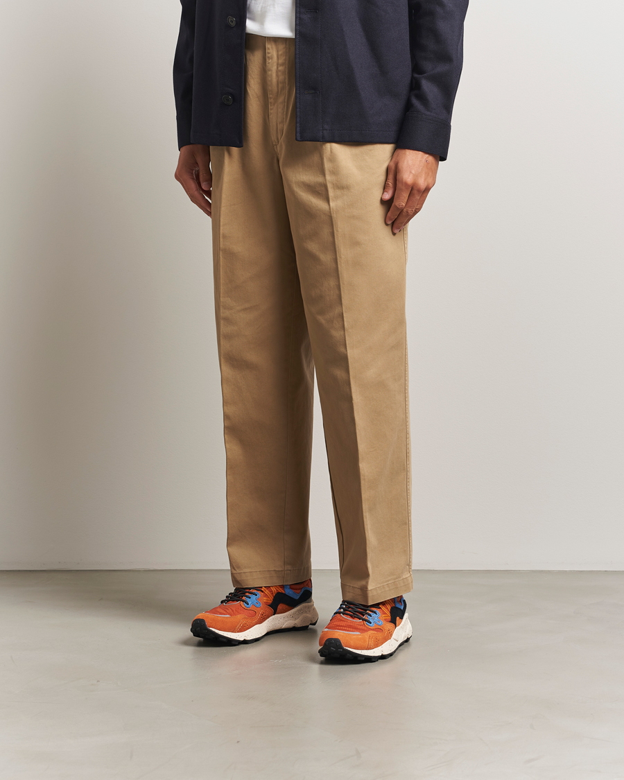 Homme | Baskets | Flower Mountain | Yamano 3 Suede Sneaker Burnt Orange