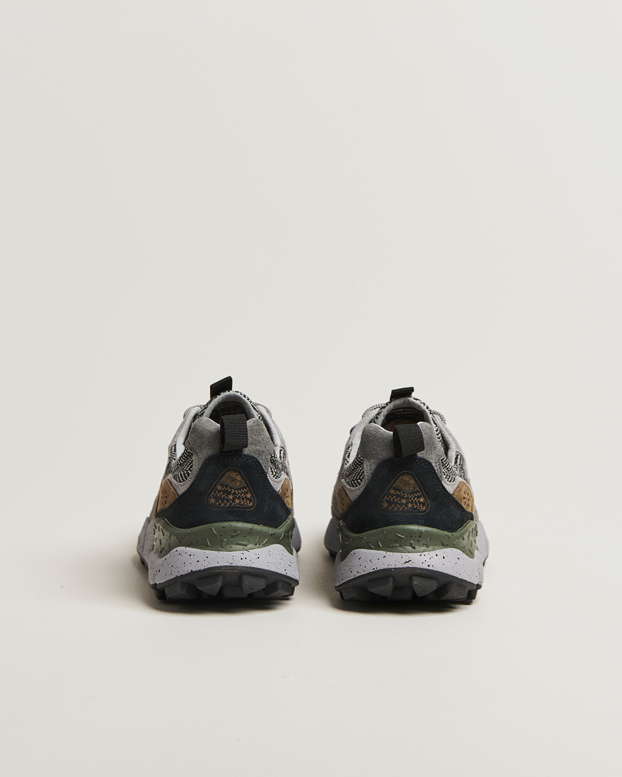 Homme | Baskets | Flower Mountain | Yamano 3 Suede/Tweed Wool Sneaker Grey