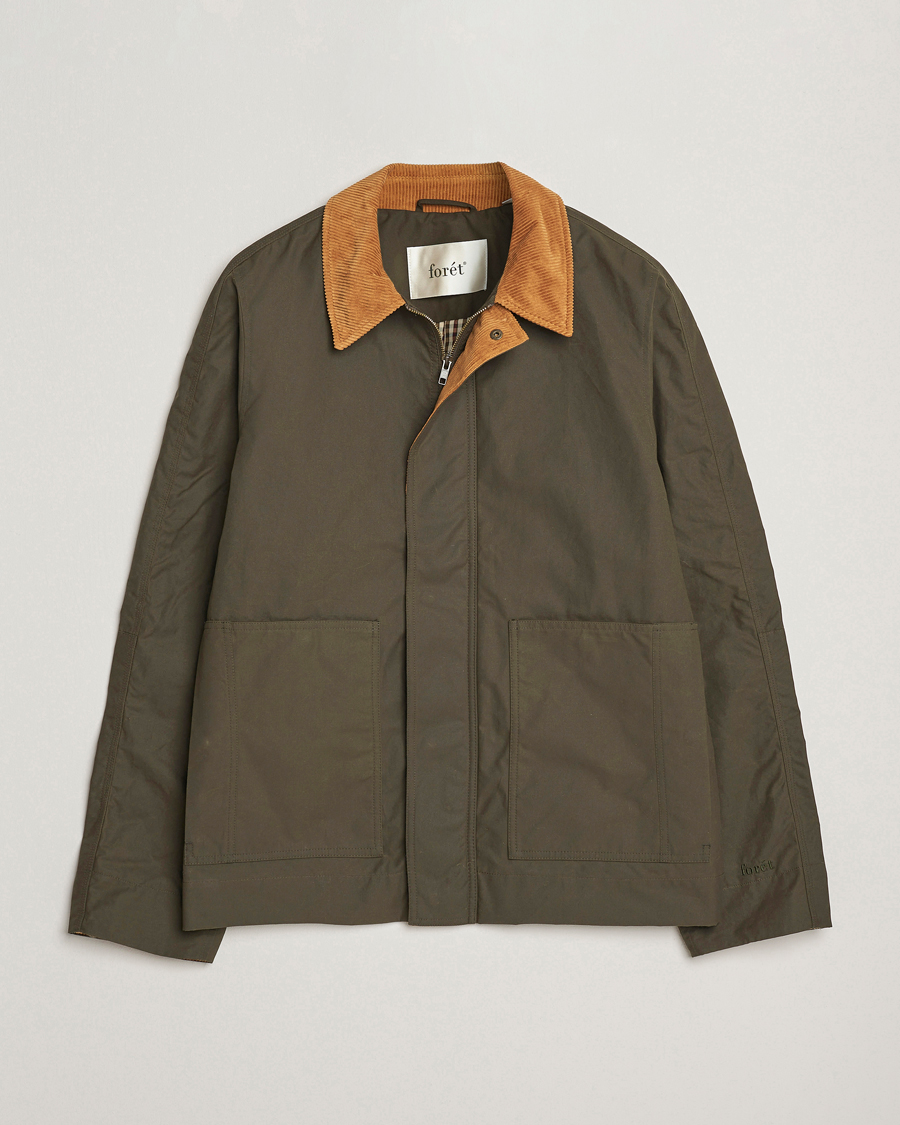 Homme | Manteaux Et Vestes | Forét | Aspen Oilskin Jacket Army