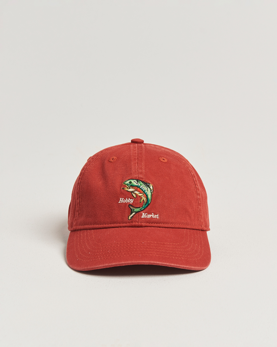 Homme | Forét Catch Washed Cap Red | Forét | Catch Washed Cap Red