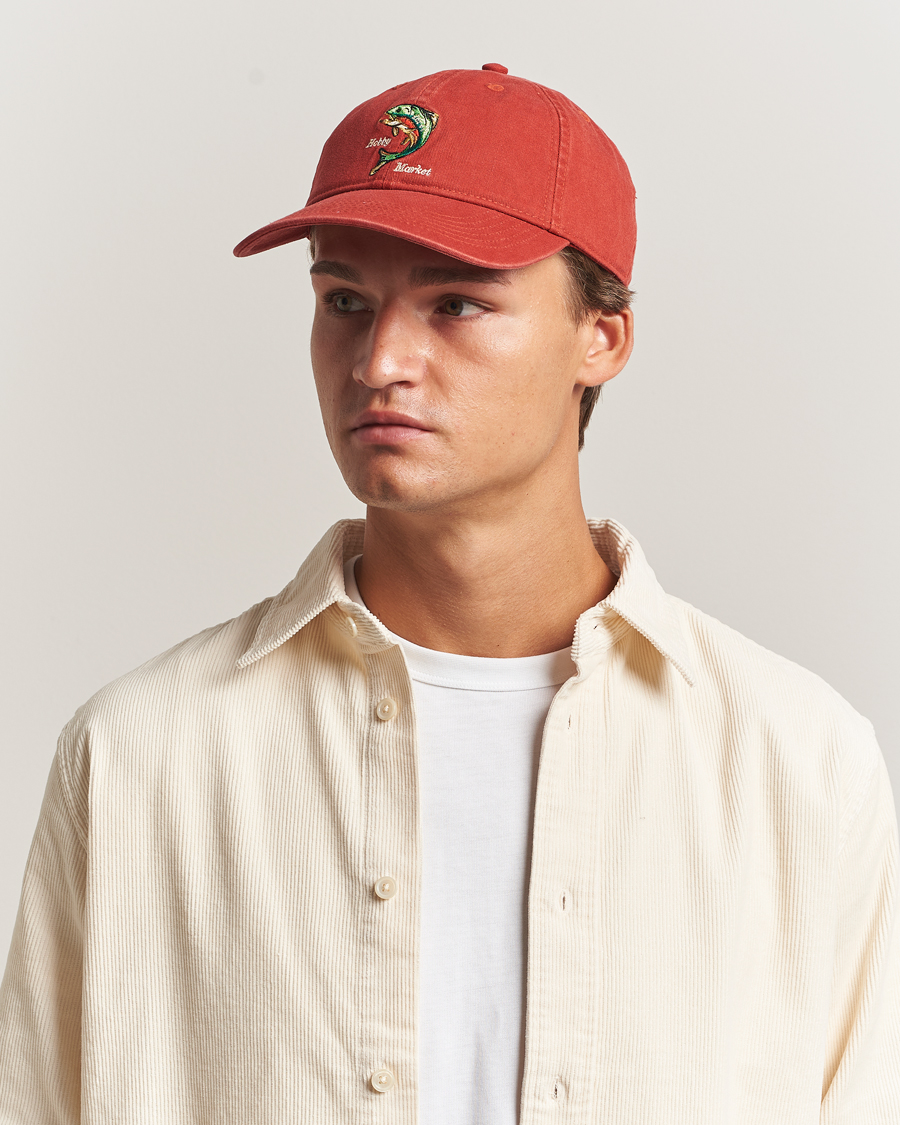 Homme | Forét Catch Washed Cap Red | Forét | Catch Washed Cap Red