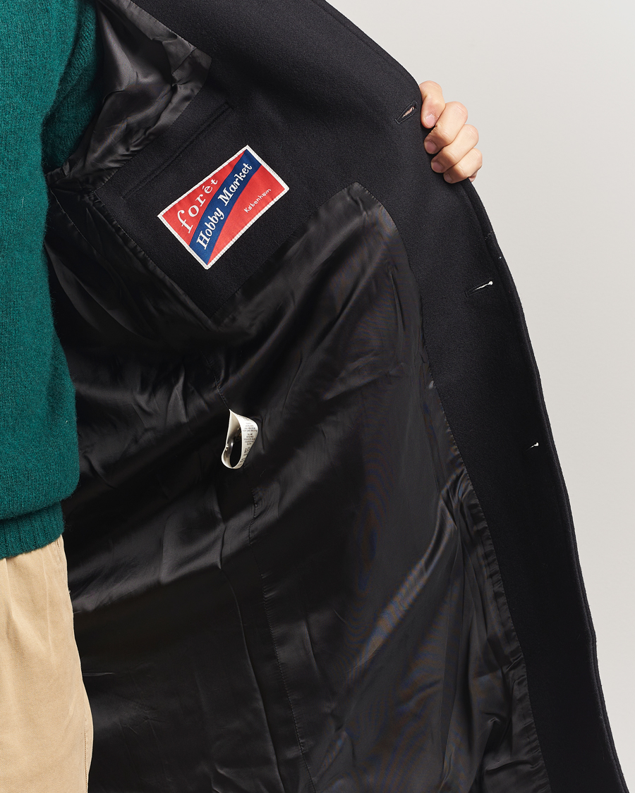 Homme | Manteaux Et Vestes | Forét | Pine Wool Coat Black