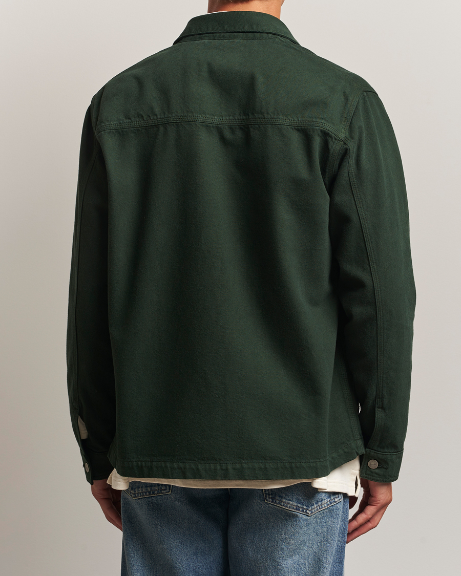 Homme | Chemises | Forét | Wood Twill Overshirt Dark Green