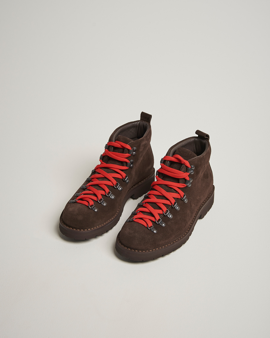 Homme | Bottes | Fracap | M120 Suede Boot Dark Brown