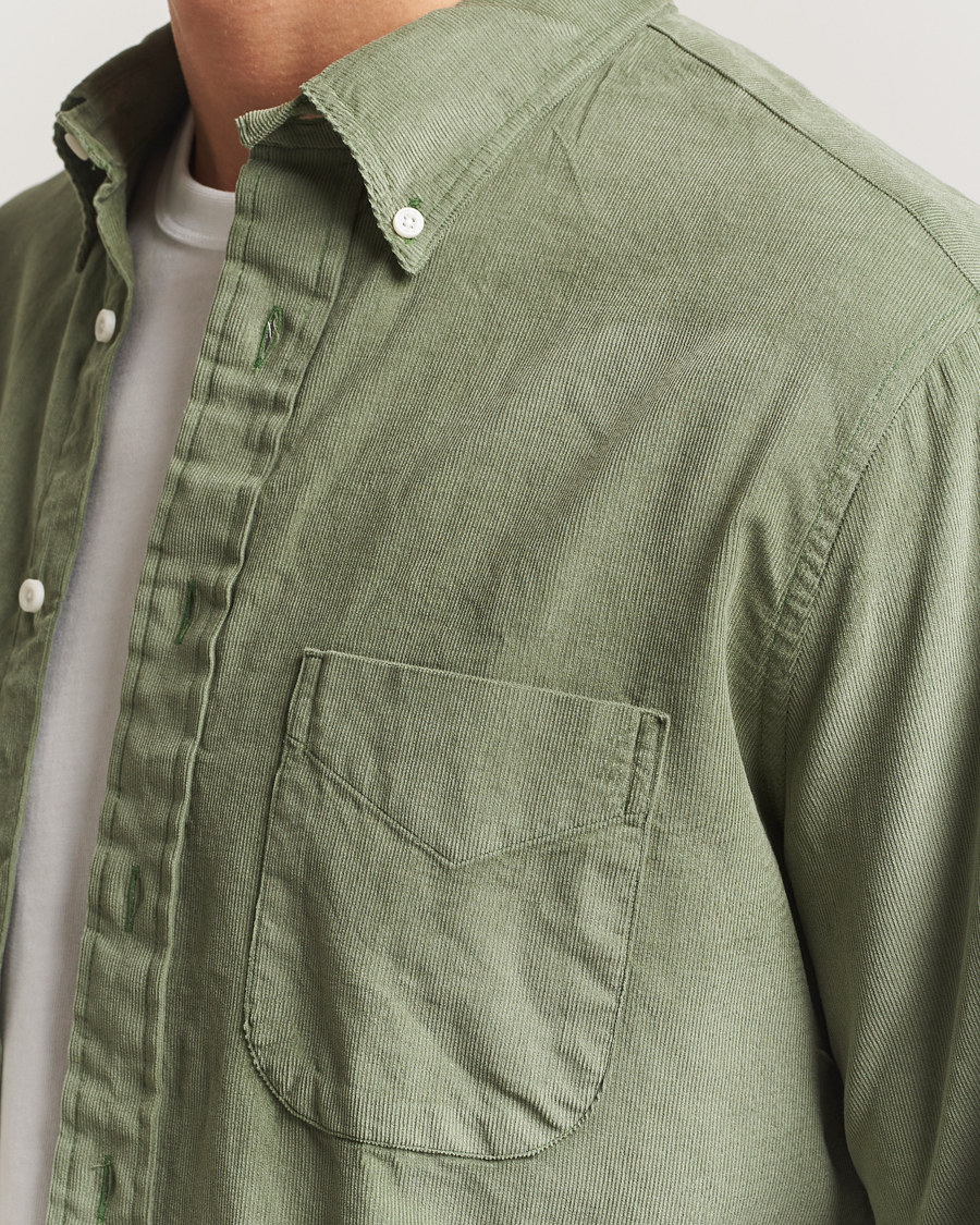 Homme | Chemises | Gitman Vintage | Corduroy Button Down Shirt Sage