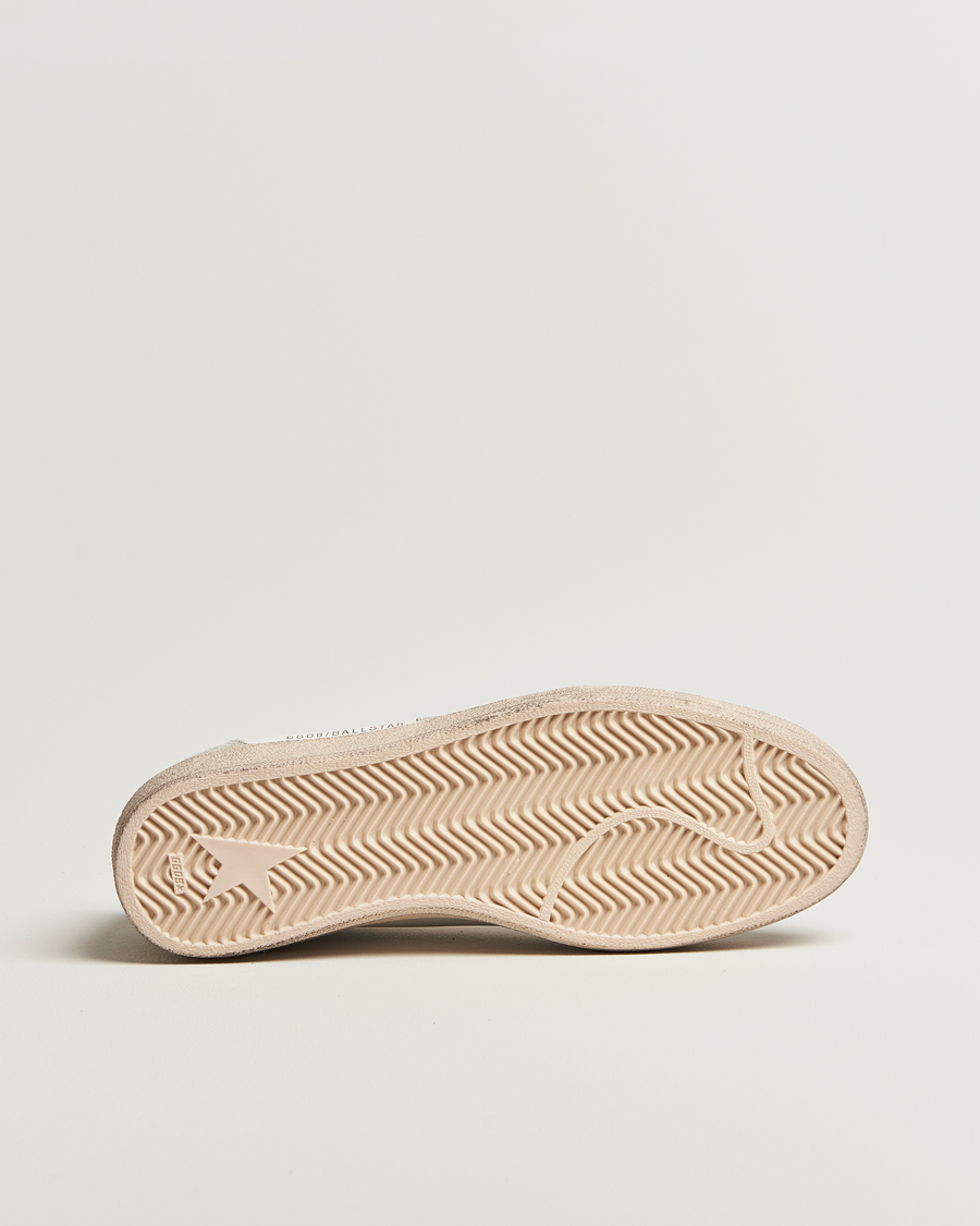 Homme | Golden Goose Ball Star Sneakers White/Green | Golden Goose | Ball Star Sneakers White/Green