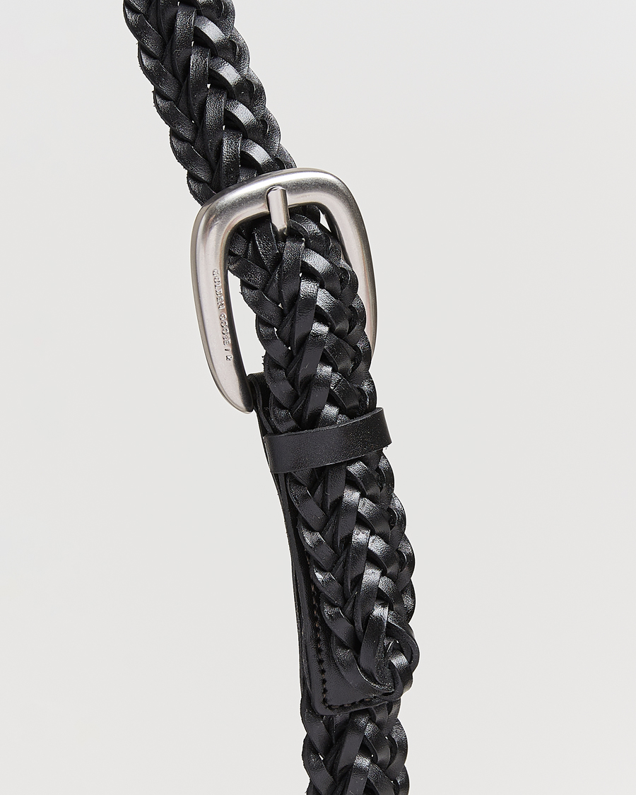 Homme | Ceintures | Golden Goose | Woven Belt Black Calf