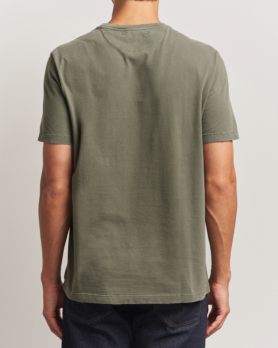 Homme | T-shirts | Golden Goose | Cotton Logo T-Shirt Dusty Olive