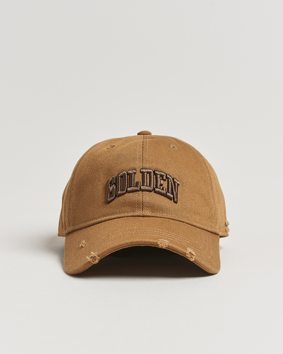 Homme | Golden Goose Embroidered Cotton Cap Beige | Golden Goose | Embroidered Cotton Cap Beige