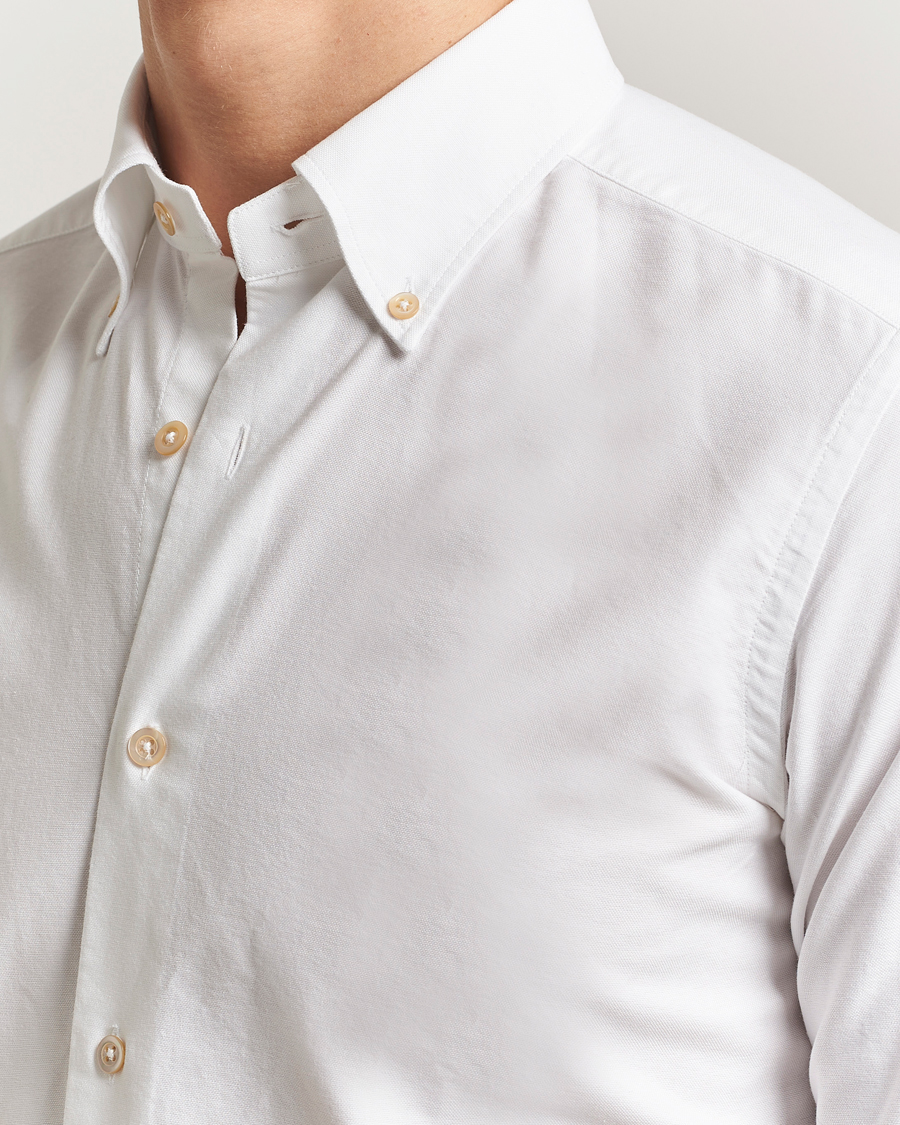 Homme | Chemises | Grigio | Oxford Button Down Shirt White