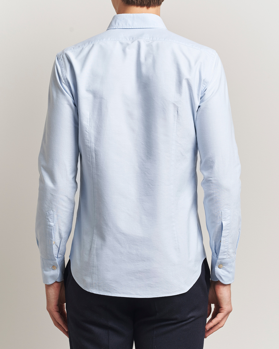 Homme | Chemises | Grigio | Oxford Button Down Shirt Light Blue