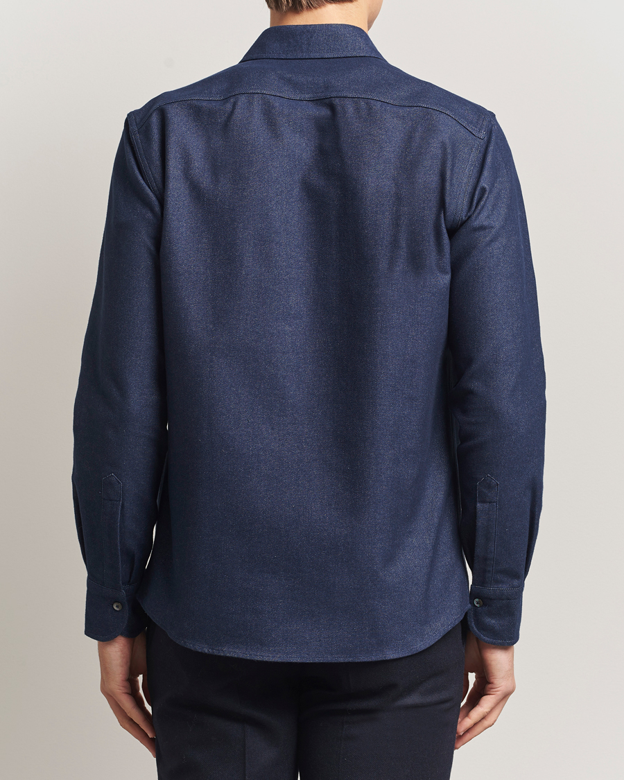 Homme | Chemises | Grigio | Heavy Twill Overshirt Navy