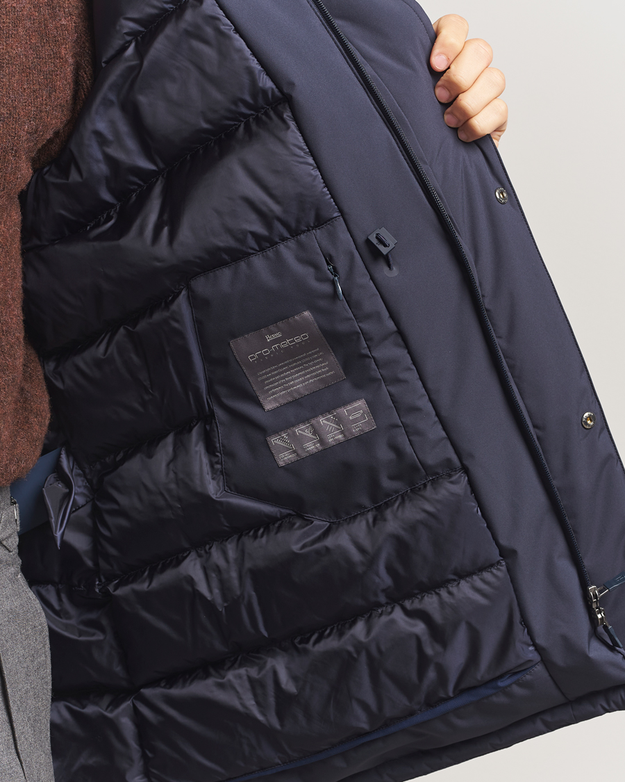 Homme | Manteaux Et Vestes | Herno | Waterproof Fishtail Parka Navy