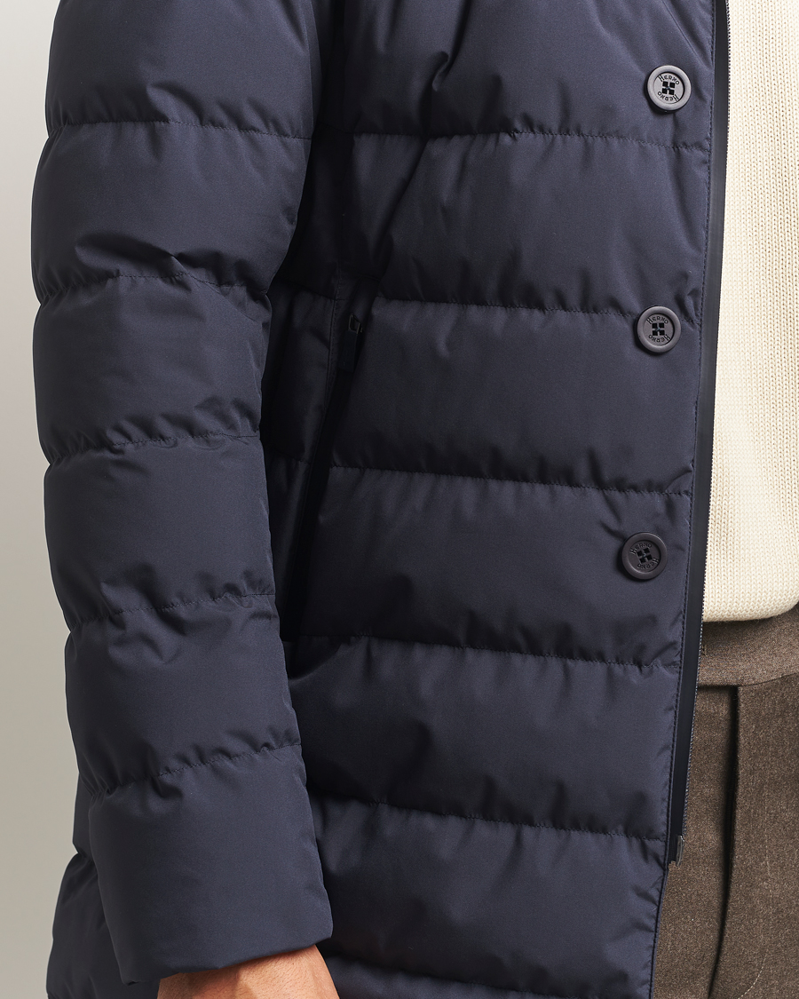 Homme | Manteaux Et Vestes | Herno | Waterproof Down Coat Navy