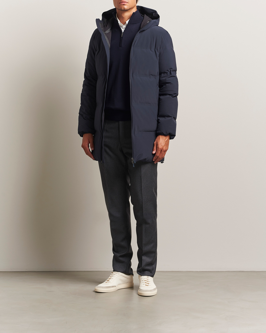 Homme | Manteaux Et Vestes | Herno | Waterproof Stretch Down Parka Navy