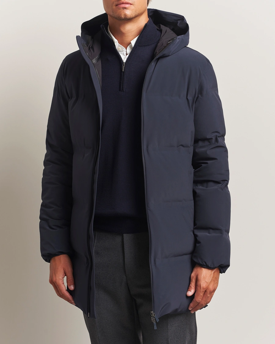 Homme | Manteaux Et Vestes | Herno | Waterproof Stretch Down Parka Navy
