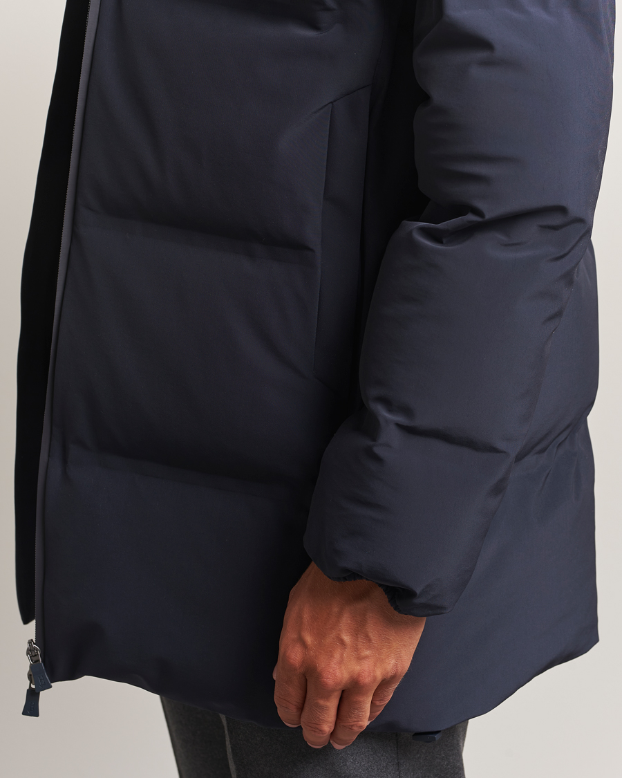 Homme | Manteaux Et Vestes | Herno | Waterproof Stretch Down Parka Navy