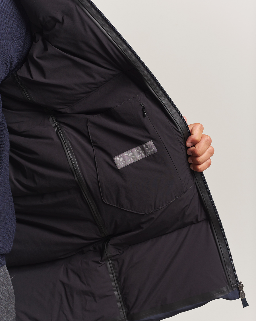 Homme | Manteaux Et Vestes | Herno | Waterproof Stretch Down Parka Navy