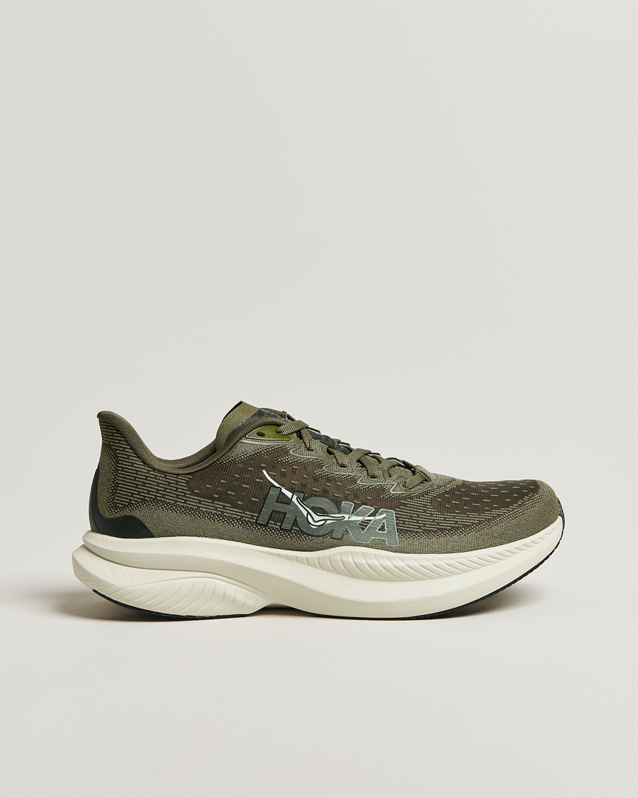 Homme | Chaussures De Running | Hoka | One Mach 6 Running Sneakers Antique Olive/Truffle Salt