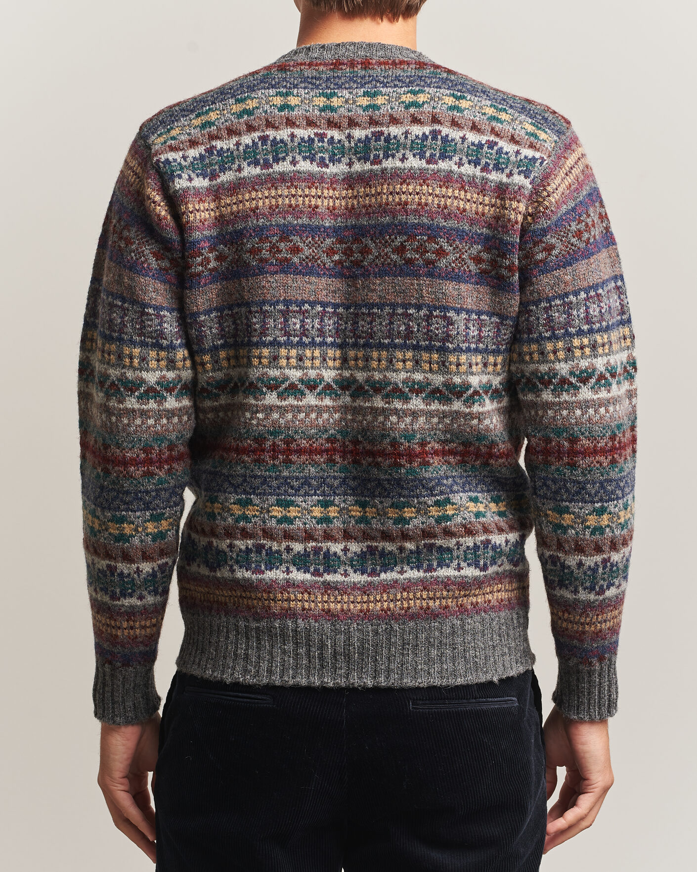 Homme | Pulls Et Tricots | Jamieson's of Shetland | Jamiesons Of Shetland All Over Fair Isle Pullover Crew Neck Multi