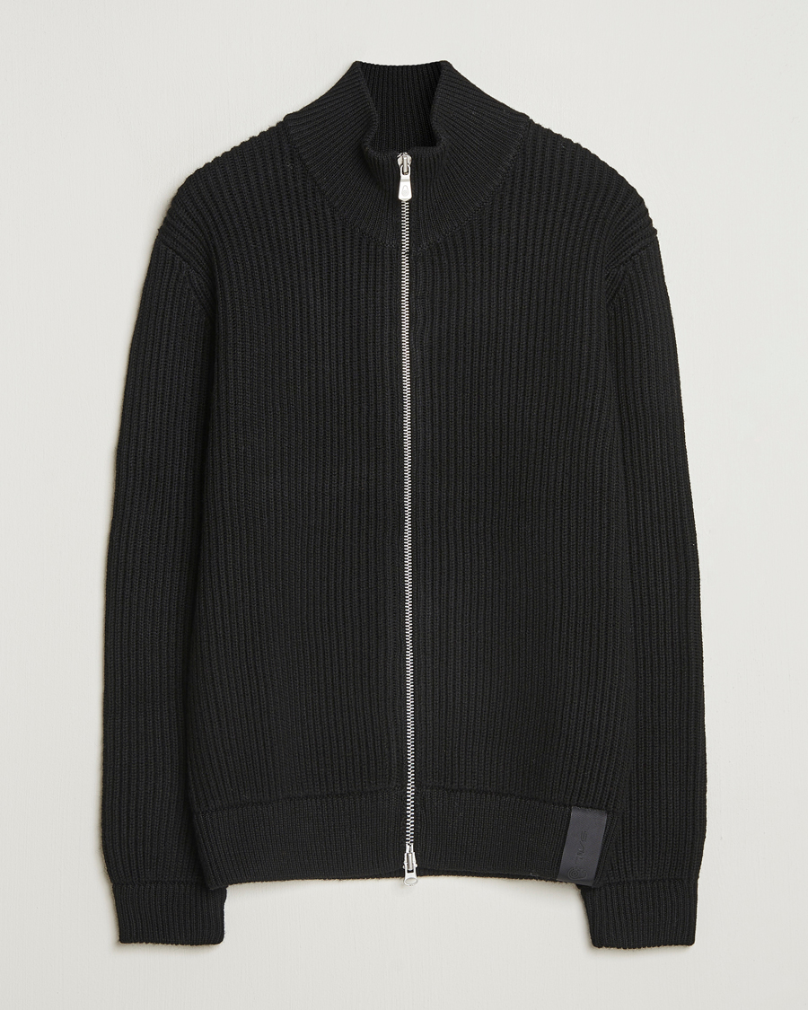 Homme | Pulls Et Tricots | Sail Racing | Ridge Wool Heavy Knitted Full Zip Carbon